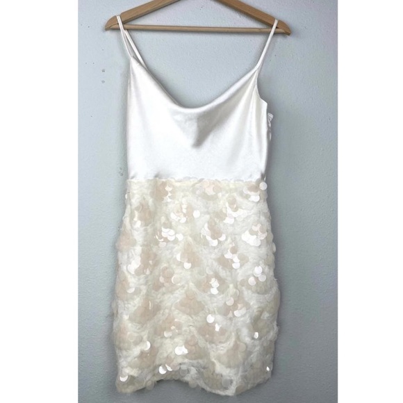 Endless Rose Satin Sequin Dress - Picture 2 of 10